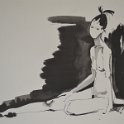 figure, seated 20 - 34cm x 50cm figure, seated 20 - 34cm x 50cm