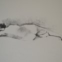 Figure, back view, 21 - 34cm x 50cm Figure, back view, 21 - 34cm x 50cm
