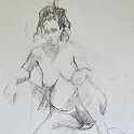 Nina sitting fig26 - 34cm x 50cm Nina sitting fig26 - 34cm x 50cm