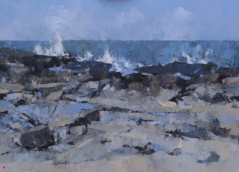 Rocky Shore - 46cm x 63cm