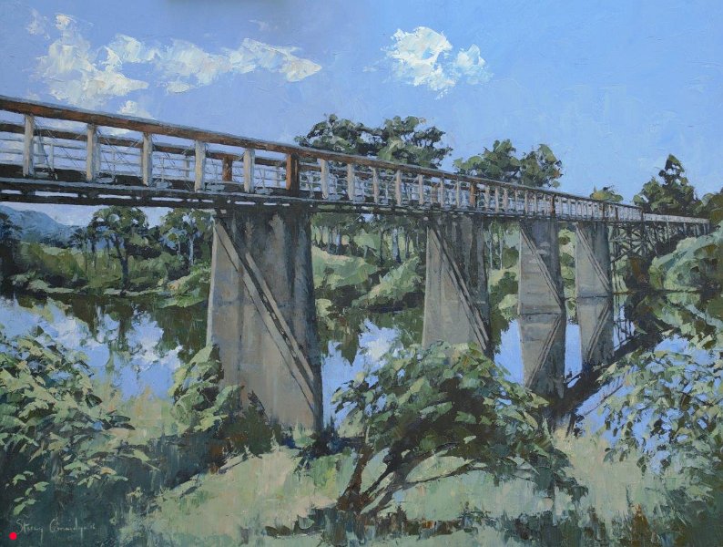 Bridge at Tabulam - 66cm x 51cm